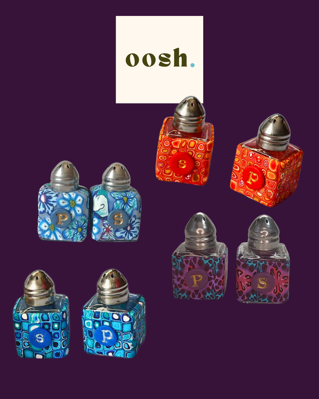 Shabbat box salt and pepper shakers