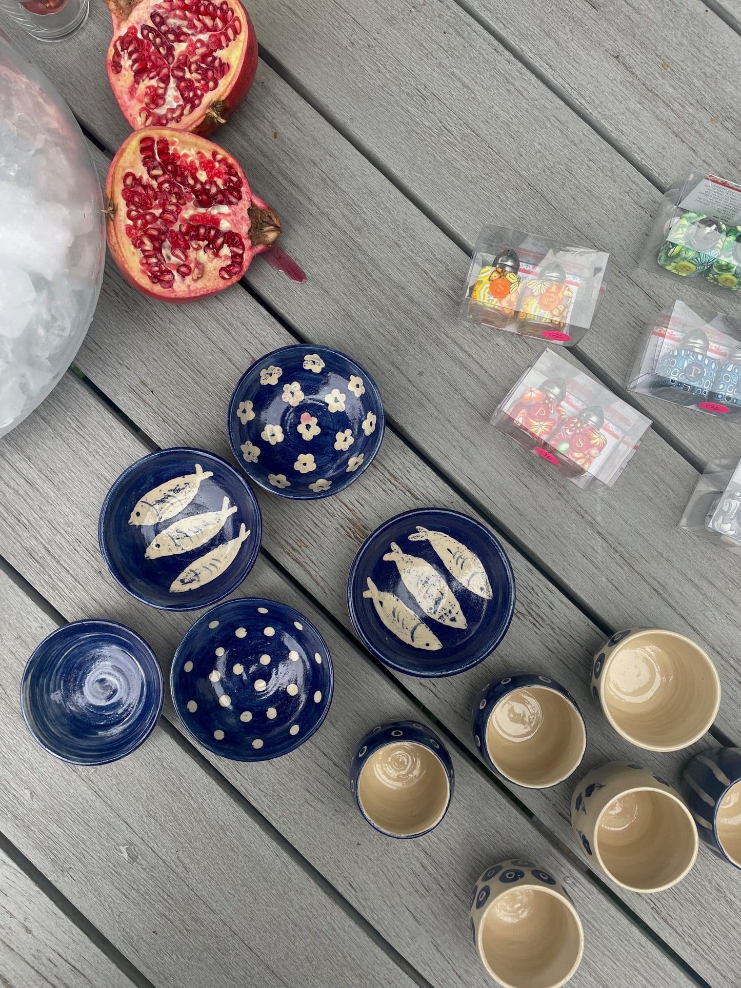 ceramic bowls display