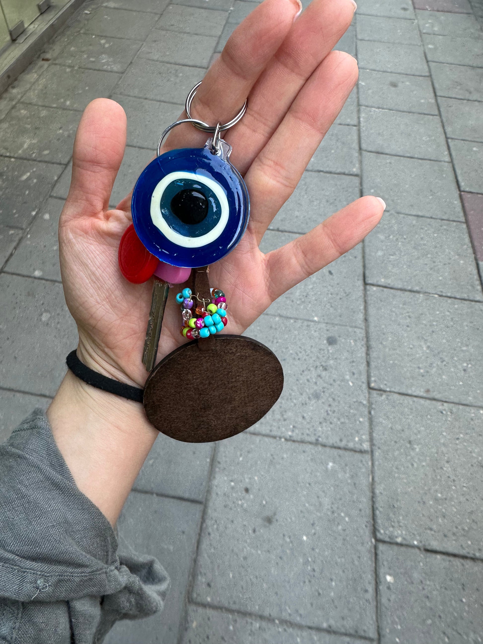 evil eye key chain